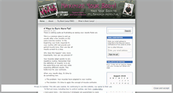 Desktop Screenshot of maxbody.wordpress.com