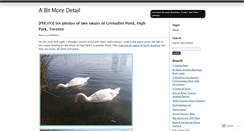Desktop Screenshot of abitmoredetail.wordpress.com