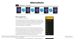 Desktop Screenshot of mittenradikalen.wordpress.com