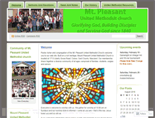 Tablet Screenshot of mountpleasantumc.wordpress.com