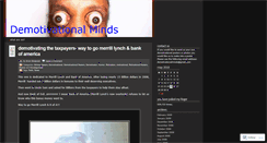 Desktop Screenshot of demotivationalminds.wordpress.com