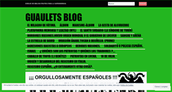 Desktop Screenshot of guaulets.wordpress.com