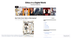 Desktop Screenshot of digitalethics.wordpress.com