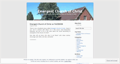 Desktop Screenshot of emergentchurchofchrist.wordpress.com