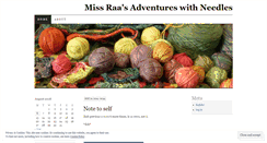 Desktop Screenshot of missraa.wordpress.com