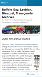Mobile Screenshot of gaybuffaloarchives.wordpress.com