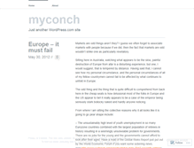 Tablet Screenshot of myconch.wordpress.com