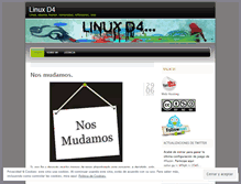 Tablet Screenshot of linuxd4.wordpress.com