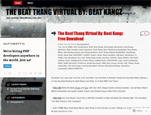Tablet Screenshot of beatkangz.wordpress.com