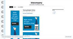 Desktop Screenshot of lelacompany.wordpress.com