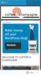 Mobile Screenshot of coffeandchampagne.wordpress.com