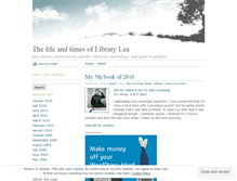 Tablet Screenshot of librarylea.wordpress.com