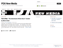 Tablet Screenshot of pdxnewmedia.wordpress.com
