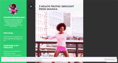 Desktop Screenshot of fabulouslyhealthy.wordpress.com