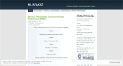 Desktop Screenshot of muafakatmalaysia.wordpress.com