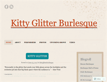 Tablet Screenshot of kittyglitterburlesque.wordpress.com