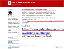 Tablet Screenshot of interactiveconf.wordpress.com