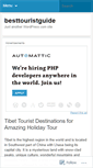 Mobile Screenshot of besttouristguide.wordpress.com