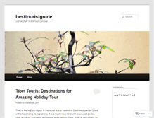 Tablet Screenshot of besttouristguide.wordpress.com