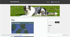 Desktop Screenshot of dogsalloweduk.wordpress.com