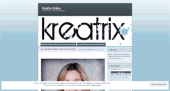 Desktop Screenshot of kreatrix.wordpress.com