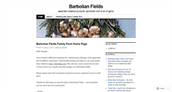 Desktop Screenshot of barbolian.wordpress.com