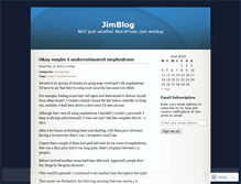 Tablet Screenshot of jimbl0g.wordpress.com