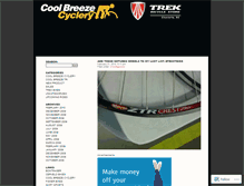 Tablet Screenshot of coolbreezecyclery.wordpress.com