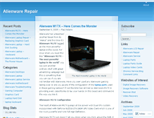 Tablet Screenshot of alienwarerepair.wordpress.com