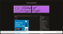 Desktop Screenshot of houseofbeningborough.wordpress.com