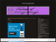 Tablet Screenshot of houseofbeningborough.wordpress.com