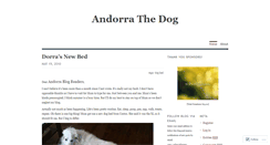 Desktop Screenshot of andorrathedogblog.wordpress.com