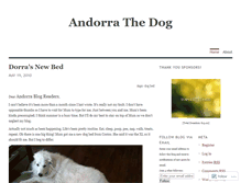 Tablet Screenshot of andorrathedogblog.wordpress.com