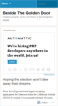 Mobile Screenshot of besidethegoldendoor.wordpress.com
