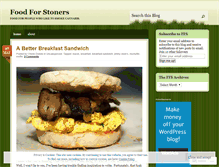Tablet Screenshot of foodforstoners.wordpress.com