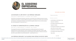 Desktop Screenshot of elgobiernoempresarial.wordpress.com