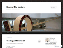 Tablet Screenshot of beyondthelecture.wordpress.com