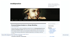 Desktop Screenshot of modelpractice.wordpress.com