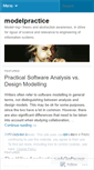 Mobile Screenshot of modelpractice.wordpress.com