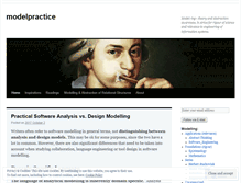 Tablet Screenshot of modelpractice.wordpress.com