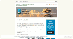 Desktop Screenshot of greatoutdoorsacademy.wordpress.com