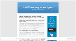 Desktop Screenshot of khemaney.wordpress.com