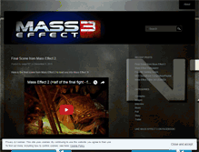 Tablet Screenshot of masseffectthree.wordpress.com