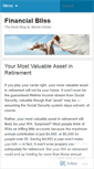 Mobile Screenshot of financialbliss.wordpress.com