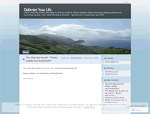 Tablet Screenshot of optimizeurlife.wordpress.com