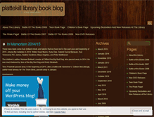 Tablet Screenshot of plattekilllibrary.wordpress.com