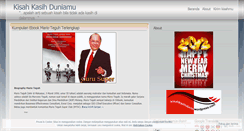Desktop Screenshot of kisahkasihdunia.wordpress.com