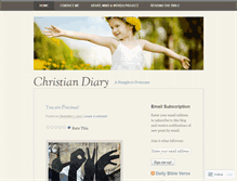Tablet Screenshot of christiandiary.wordpress.com