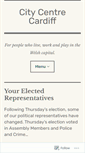 Mobile Screenshot of citycentrecardiff.wordpress.com