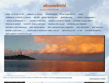 Tablet Screenshot of alessandro54.wordpress.com